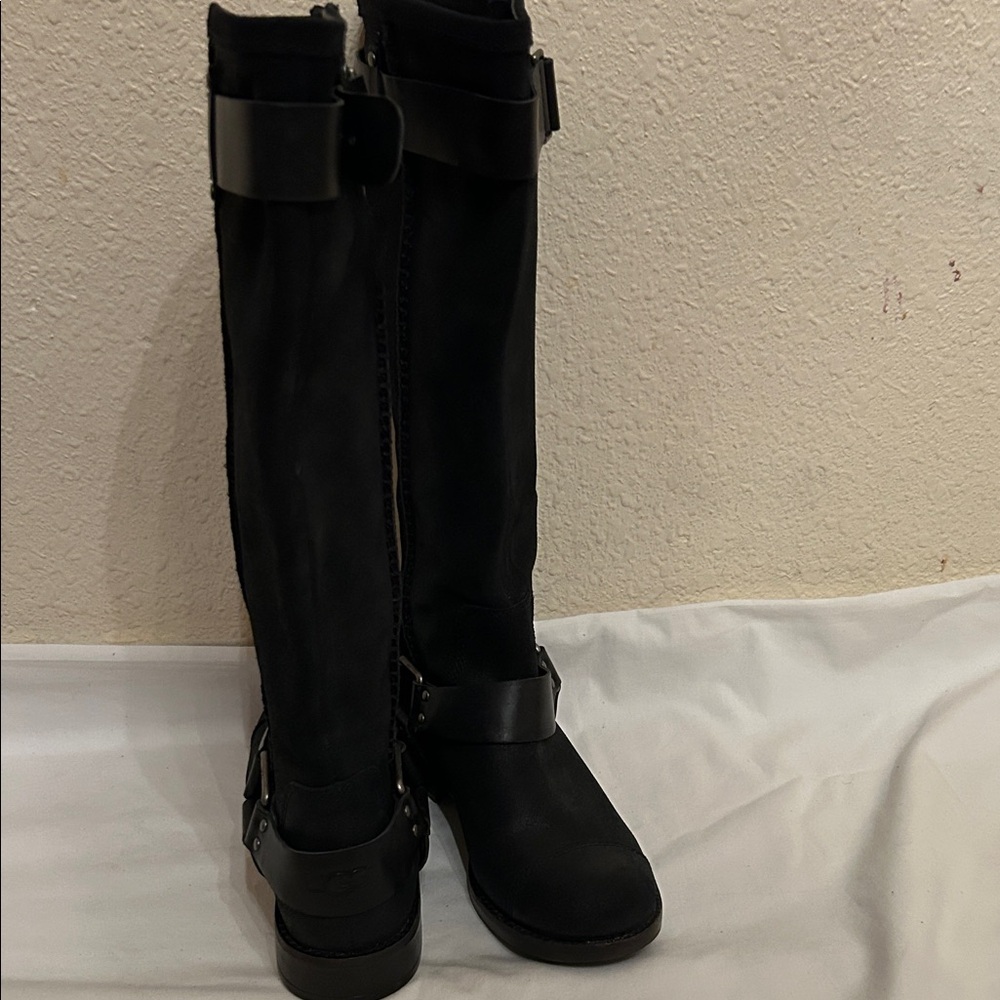 UGG Black Over the Knee Boots - Picture 2 of 7